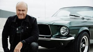 Greg Laurie author of Steve McQueen: The Salvation of an American Icon, with his 1968 Mustang.